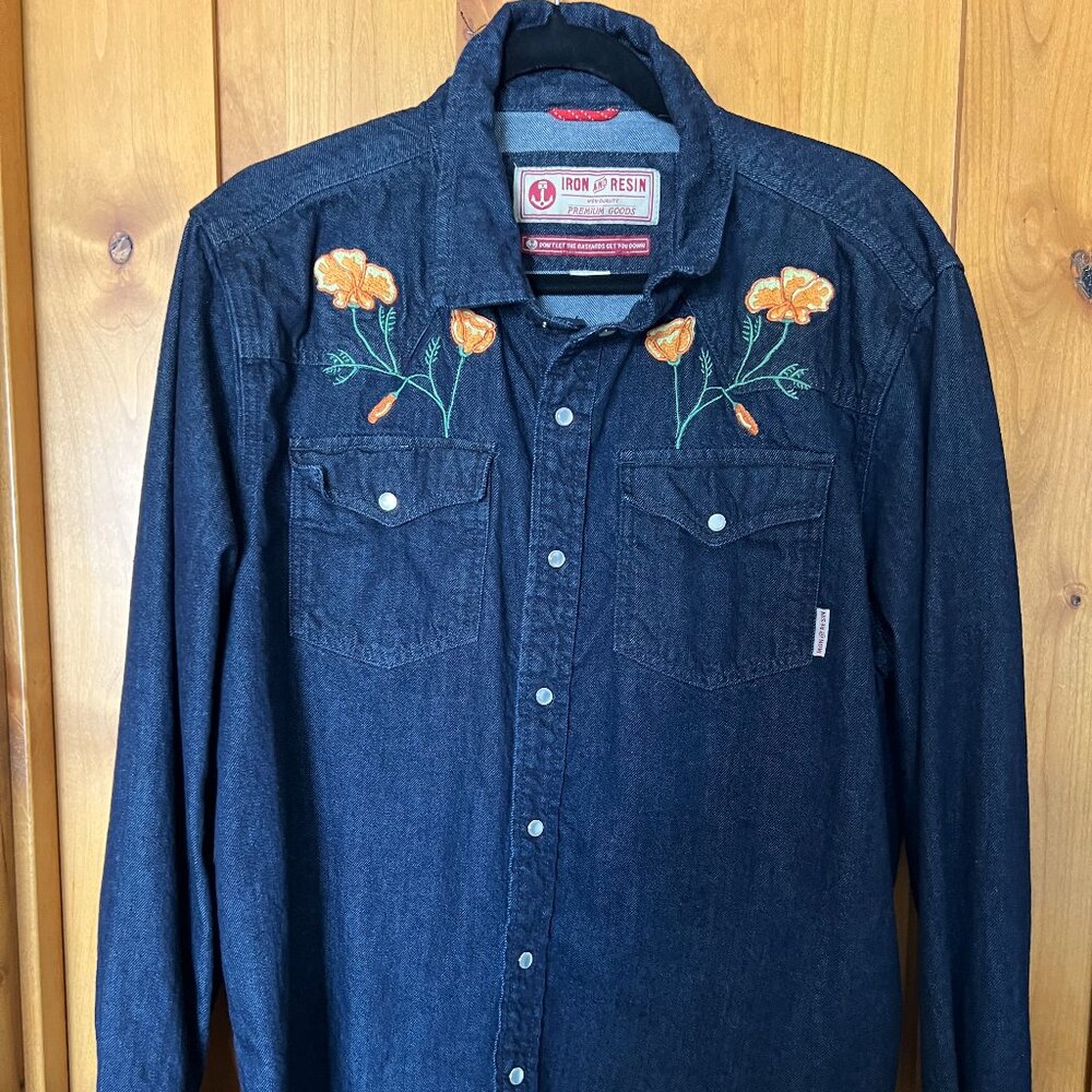 Iron & Resin Field Denim Shirt